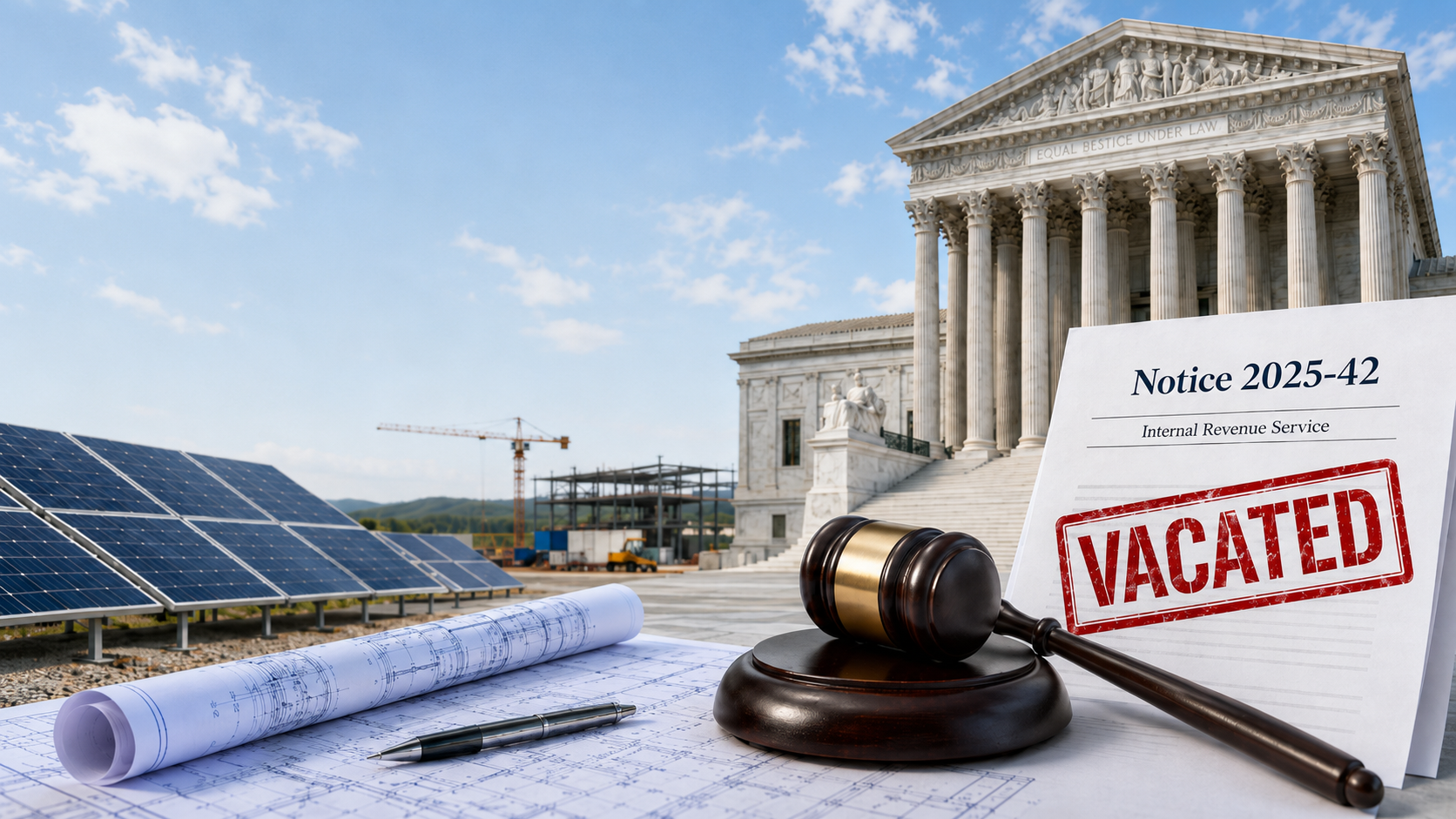 Court Vacates IRS Notice 2025-42: What Solar Developers Need to Know Before July 4